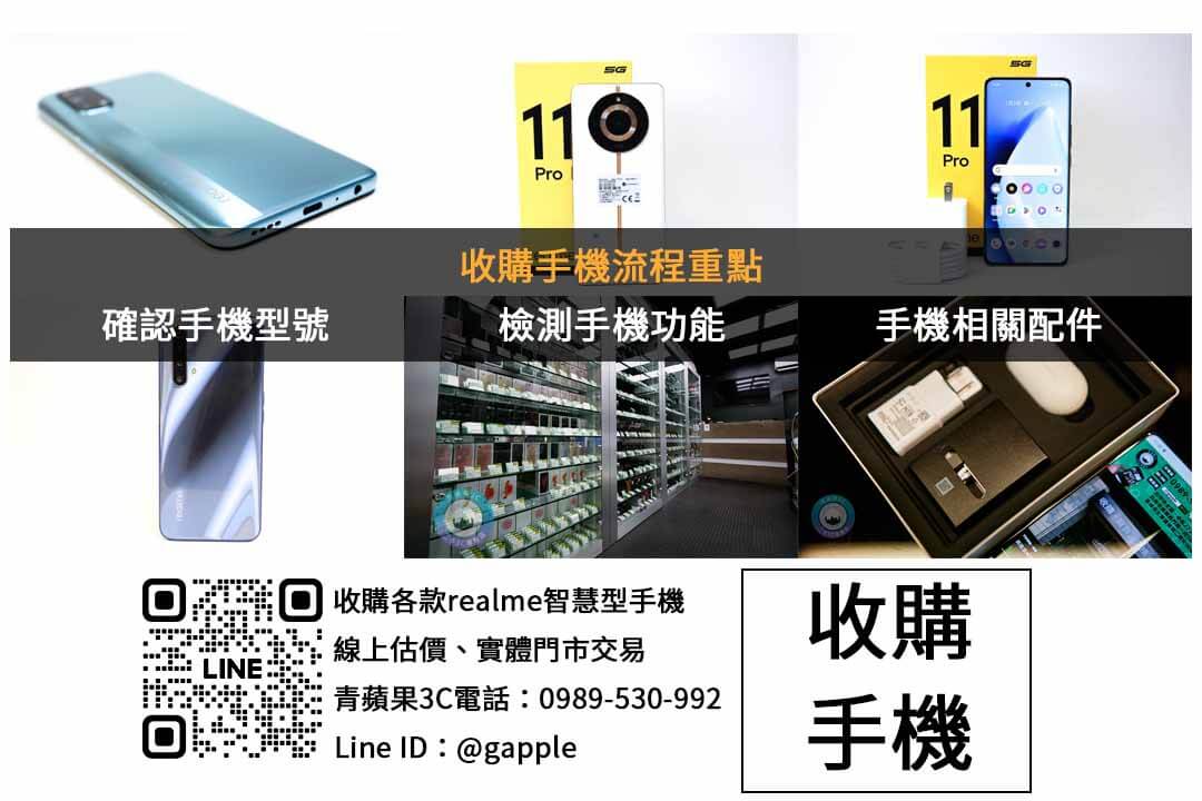 台中哪裡可以賣realme手機?青蘋果3C快速交易 - 第2張圖 realme手機收購檢查項目